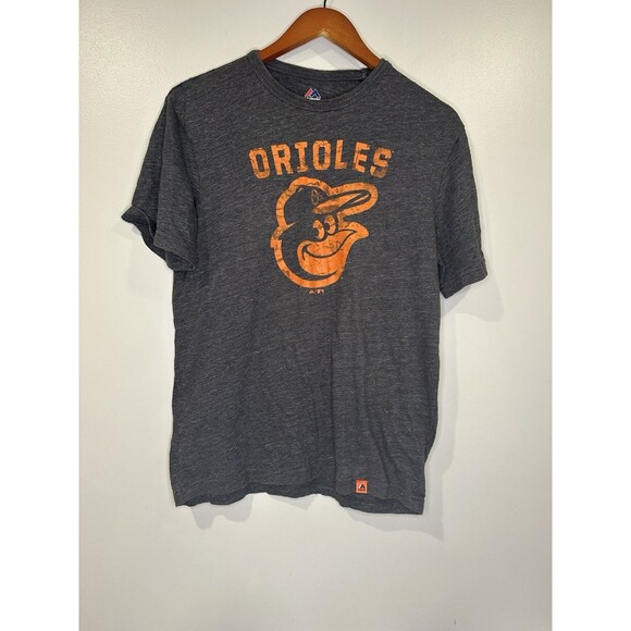 Majestic Other - Majestic Baltimore Orioles Mens Graphic Tshirt Medium Fanwear Baseball MLB‎ Logo